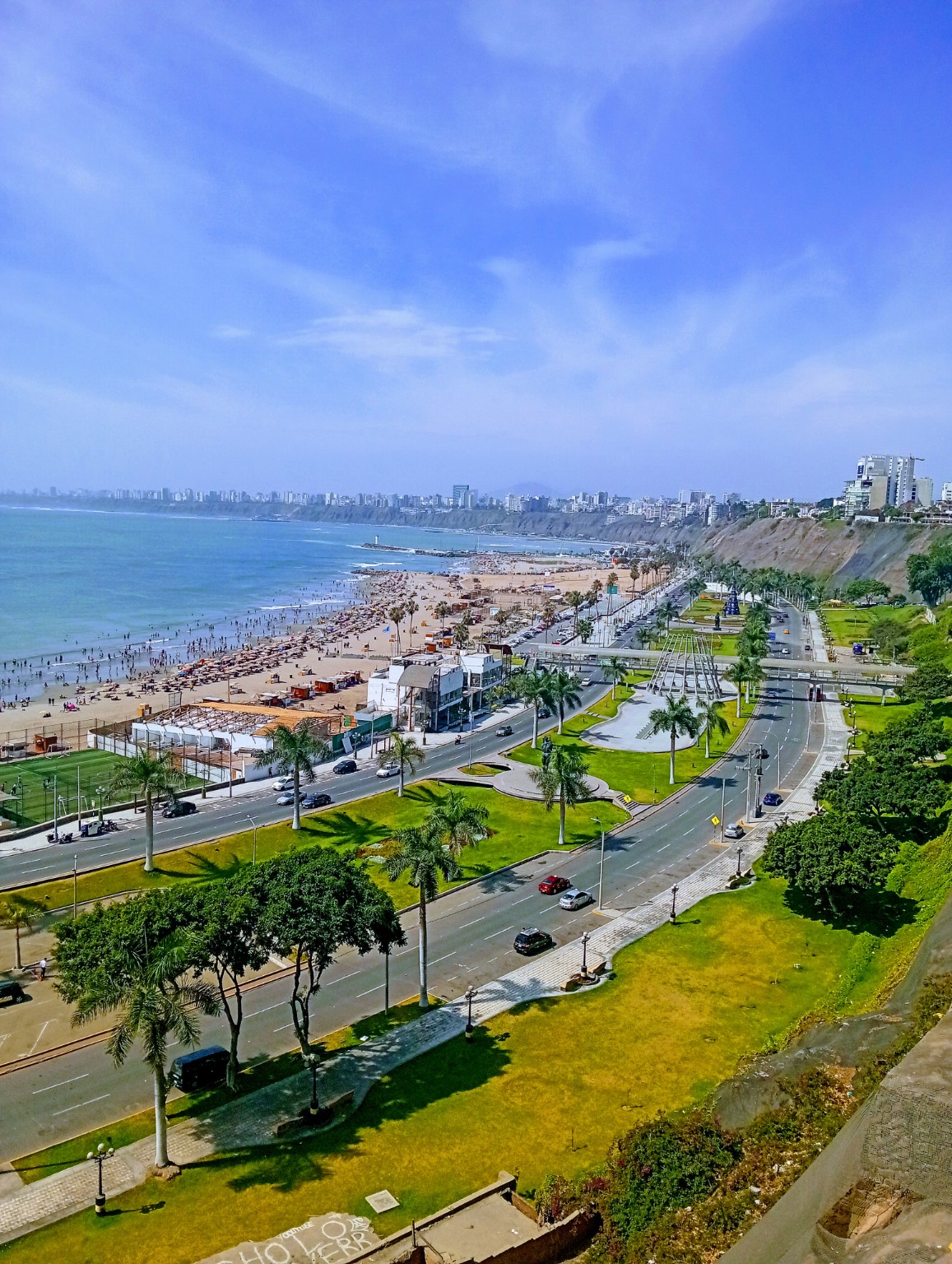 Vista Panorámica de Costa Verde.